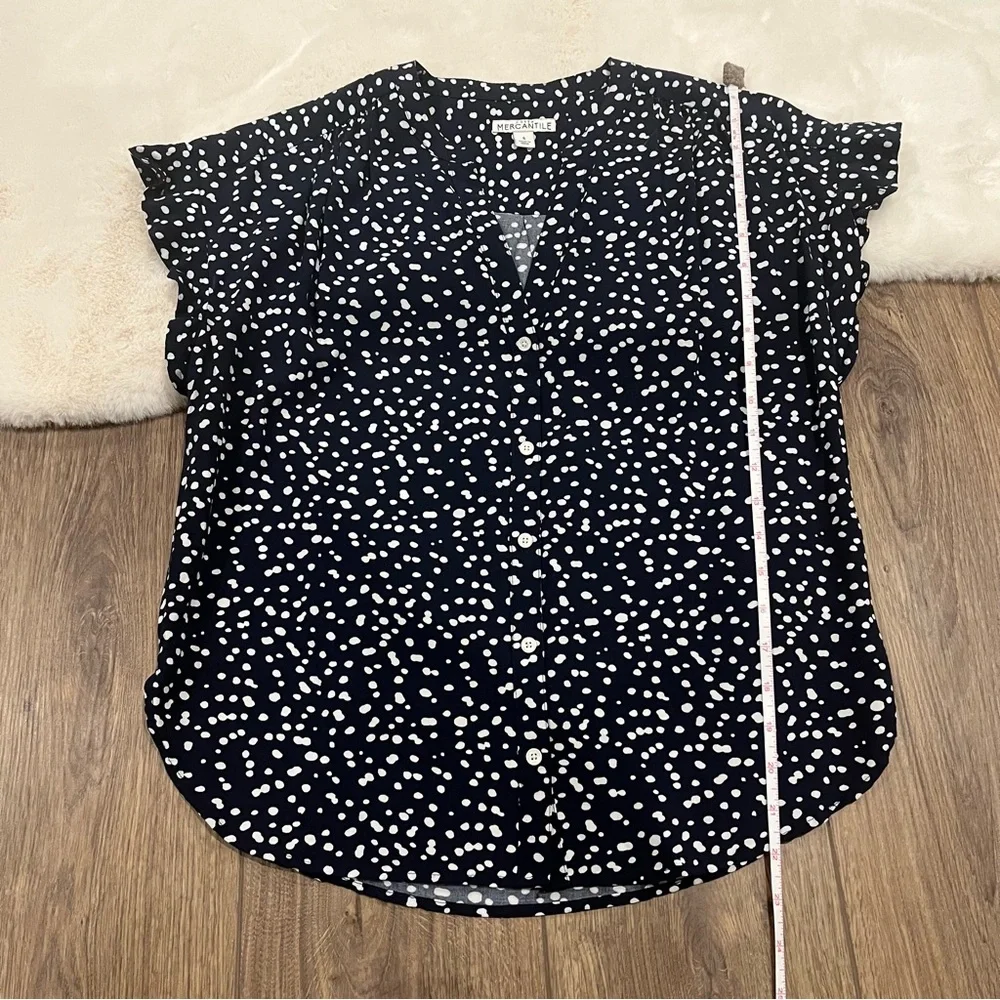 J. Crew Polka Dot Blouse Size S